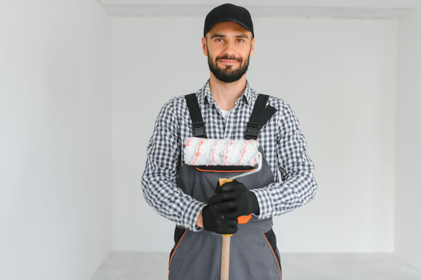 young professional worker in uniform standing with 2025 03 13 23 04 28 utc